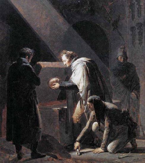 Vivant Denon Replacing El Cid-s Remains in their Tombs, Jean Honore Fragonard